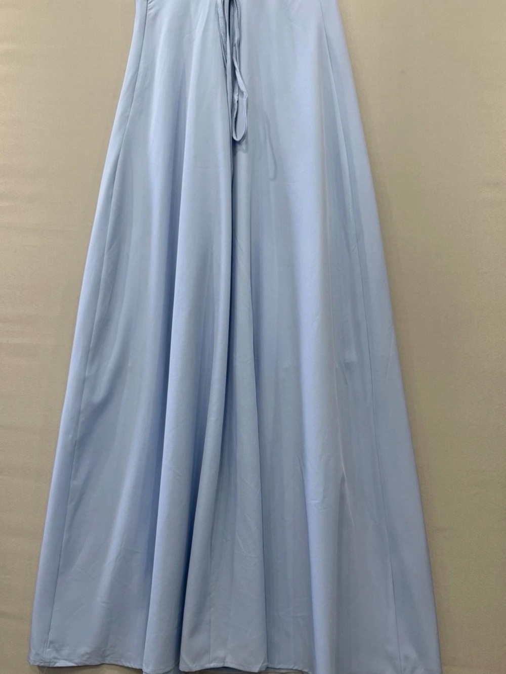 Light Blue Maxi Formal Dress Prom Bridesmaid Evening Gown - Picture 12 of 13